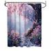 Rosecliff Heights Cherry blossoms Shower Curtain - Nature Bathroom Decor-13175 | 93"H x 70"W | Wayfair 04D4734011C1441880FC1E27E942E110