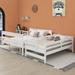 Harriet Bee Jamielyn Twin XL Over Queen Bunk Bed, Solid Wood in White | 60.6 H x 65 W x 84 D in | Wayfair 6A9735E541F64AA3B69EC3EC443982AF