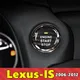 Für Lexus ist Auto Motor Start Stopp Knopf Abdeckung echte Kohle faser Aufkleber 2006 2007 2008 2009