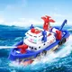 Pool Bad Spielzeug für Kinder Musik führte Licht elektrische Marine Rettung Feuerwehr Boot
