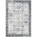 White 150 x 108 x 0.1 in Area Rug - Well Woven Elle Basics Oriental Power Loom Area Rug in Ivory | 150 H x 108 W x 0.1 D in | Wayfair EBP-32-8