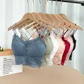 New Small Strap Lace Beauty Back Wrap Chest Top Girly Sexy Fashion Sports Bra Ladies Vest Underwear