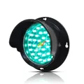 Alloggiamento del PC del modulo di segnale LED della lampada del semaforo della luce rossa gialla verde personalizzata LED, DC 12V, 100mm