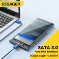 Essager Custodia SATA da 2,5 pollici Custodia HDD USB 3.0 Custodie per dischi rigidi mobili per SSD Custodia per disco rigido SATA da 2,5 pollici