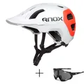 RNOX casco da bicicletta Red Road Mountain caschi da ciclismo fascia visiera parasole uomo donna