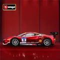 Bburago 1:24 2017 Ferrari 488 Challenge Alloy Sports Car Model Diecast Metal Racing Car Vehicles