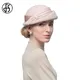 FS Elegant Millinery Fascinator Beret Wool Hats For Women Wedding Church Tea Party Pillbox Cap