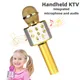 Kids Toys Karaoke Microphone Wireless Bluetooth Karaoke Mic for Children Singing Birthday Gifts for