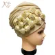 2021 Newest Elegant Turban Hats Women Cap Beaded For India Hat Scarfs Head Wrap Headband Girl Hair