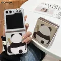 For Samsung Z Flip 5 Panda Phone Case Cute Cartoon Cover For Galaxy Z flip5 Z Flip4 Zflip3 Thin Hard