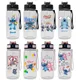 Disney Stitch Cartoon Transparent Water Bottle Outdoor Sport Leak Proof School Water Bottles for