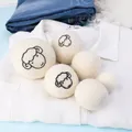 Reusable Wool Dryer Balls Softener Laundry Washing Clothes Fleece Dryer Balls Household Washing