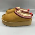 2023 Women Slippers Fur Slides Classic Ultra Mini Platform Boot Tasman Wool Leather Suede Wool