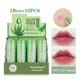 12/24PCS Bulk Wholesale Lips Comestics Set Aloe Vera Lip Balm Sexy Lipstick Argan Oil Lip Plumping