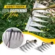 4/5/6/7 Tooth Nail Harrow Metal Harrow Gardening Hoe Gardening Tool Weeding Hoe Rake Farm Tool