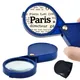 Loupe de poche pliante 10X avec porte-clés loupe portable pour la lecture les bijoux et les pièces