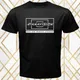 Panavision-T-shirt noir avec logo d'appareil photo et lentilles pour homme taille S-3XL