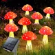 Guirxiété lumineuse solaire à LED rouge pour décoration de jardin lumière dégradée étanche lampe