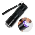 Mini lampe de poche UV pour vernis à ongles sèche-ongles avec tampon en Silicone Portable lumière