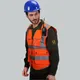 Gilets de sécurité orange avec logo imprimé gilets de sécurité nouveauté