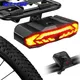 Sectyme-enquêter arrière de vélo pour Cargo T1 avec clignotants feu stop aste sans fil alarme de