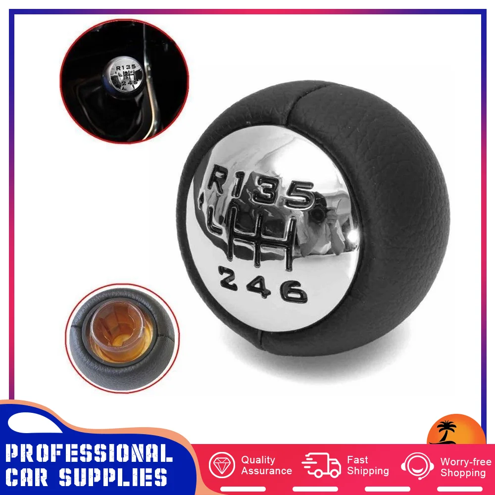 Pommeau de levier de vitesse à 6 vitesses, pommeau de levier de vitesse 307, tête de vitesse pour Peugeot 307 308 407 5008 807 citroën C3 C4 C5, accessoires automobiles