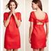 Anthropologie Dresses | Anthropologie Maeve Red Bow Party Dress | Color: Red | Size: 4