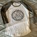 Vans Tops | Euc Vans Anchor Baseball Style Tee L | Color: Gray/White | Size: L