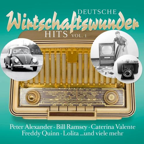 Deutsche Wirtschaftswunder Hits Vol.1 (Vinyl) - P.-Ramsey B.-Valente C. Alexander. (LP)