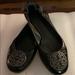 Tory Burch Shoes | Like New Crinkled Black Tory Burch Flats | Color: Black | Size: 7.5