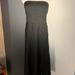 J. Crew Dresses | J Crew Strapless Dress Black Euc | Color: Black | Size: 14