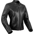Segura Laxey Ladies Motorcycle Leather Jacket, black, Size 44 for Women