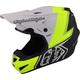 Troy Lee Designs GP Volt Motocross Helmet, black-white-yellow, Size XL