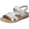 Sandalen, Kunstleder, Metallic-Look, für Damen