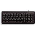 CHERRY G84-5200 Compact Keyboard, Deutsches Layout, QWERTZ Tastatur, kabelgebundene Tastatur, kompaktes Design, ML Mechanik, schwarz
