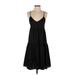 Rebecca Minkoff Cocktail Dress - A-Line Plunge Sleeveless: Black Dresses - Women's Size X-Small