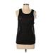 Zyia Active Active Tank Top: Black Activewear - Women's Size Large