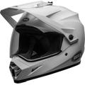 Bell MX-9 Adventure MIPS Solid Casque de motocross, blanc, taille L
