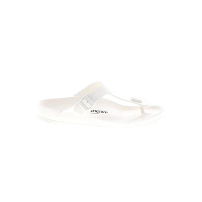 Birkenstock Sandals: White Shoes - Women's Size 10