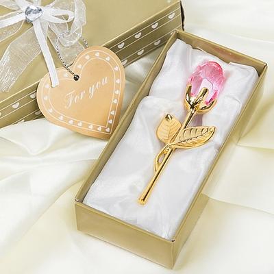 rose en métal cristal - un cadeau exquis pour la Saint-Valentin, idéal pour les célébrations de mariage et les événements promotionnels, offrez-vous une élégance intemporelle