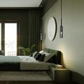 42 cm suspension led island light cristal style nordique salon chambre chevet 220-240v