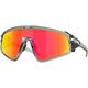 Oakley Latch Panel Sportbrille (Größe One Size, grau)