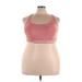 Under Armour Sports Bra: Pink Graphic Activewear - Women's Size 3X