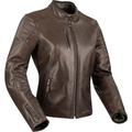 Segura Laxey Damen Motorrad Lederjacke, braun, Größe 42