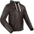 Segura Challenger Motorrad Lederjacke, braun, Größe 3XL