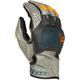 Klim Badlands Aero Pro Short 2024 Motorrad Handschuhe, grau-blau, Größe 3XL