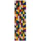 Tapis de couloir design multicolore 66x230 cm