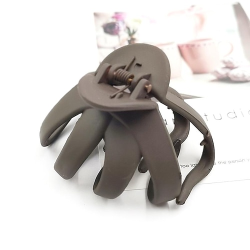 1 Stück Haarspangen, extra große Krallenklammern für dickes Haar, große Haarspangen 3,15 Zoll, große Oktopus-Haarspange, Jumbo-Haarkrallen, Haar-Accessoires für Frauen und Mädchen, verschiedene Farben Image