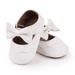 WBQ Infant Baby Girls Soft Sole Bowknot Princess Wedding Dress Mary Flats Newborn Light Baby Sneaker Shoes 0-18M