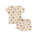 AMILIEe Adorable Short Sleeve Shirt and Shorts Set for Baby Halloween Costume